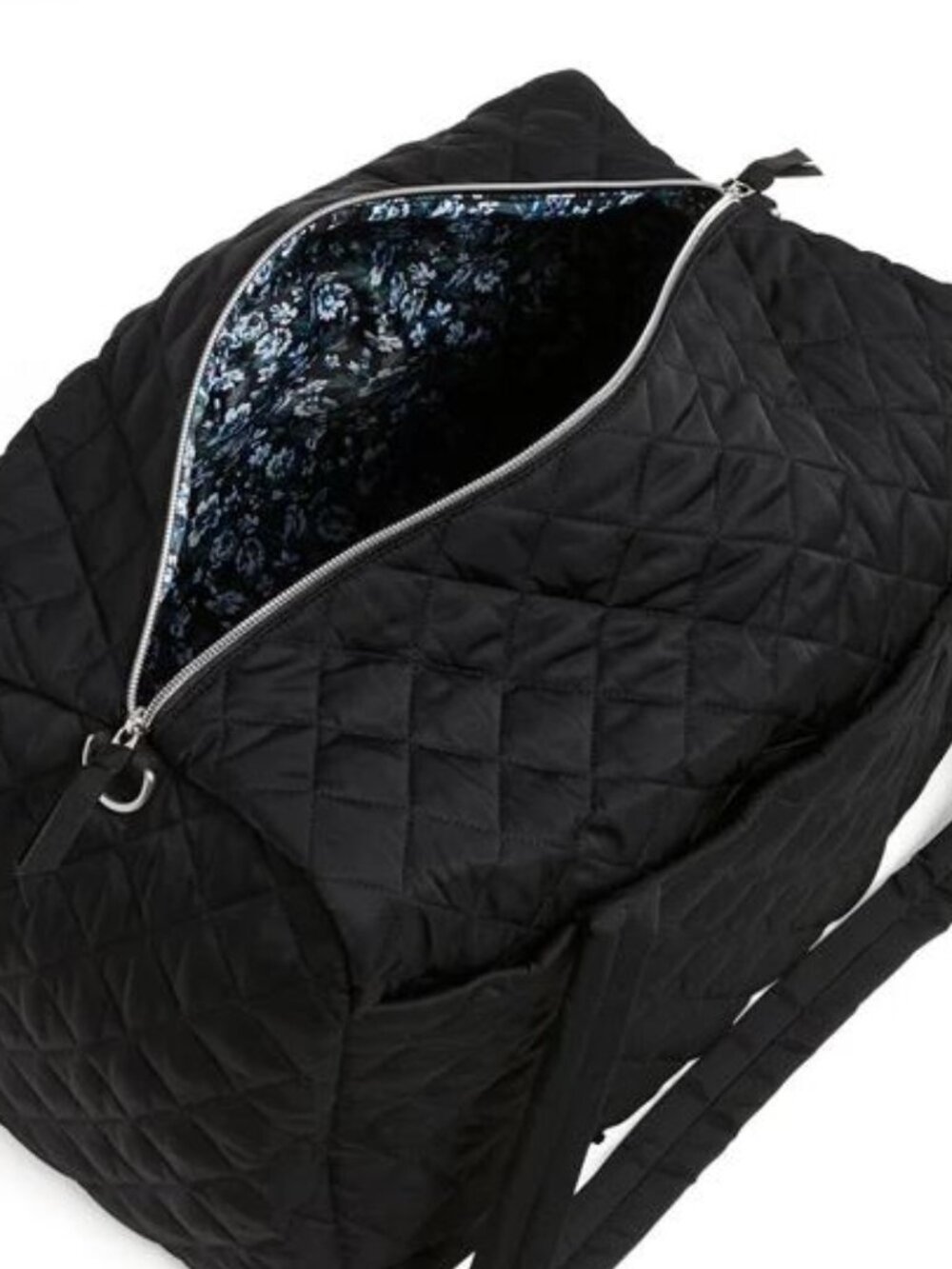 New Vera Bradley Medium Travel Duffel Bag in Performance Twill, Black $135 - Picture 2 of 3